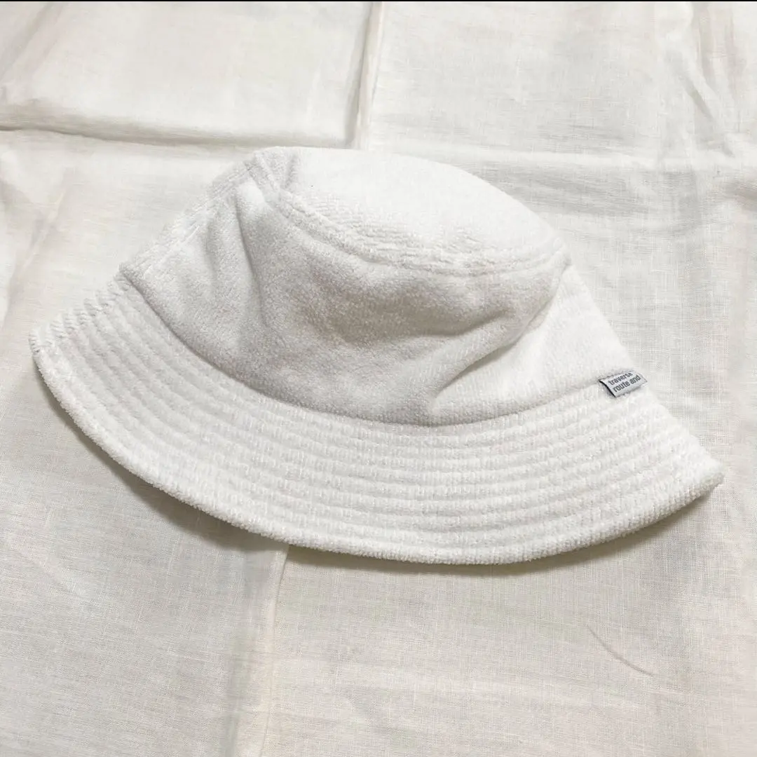 Thumbnail of Bucket Hat, White, Pile Fabric, Women's, 58cm, Cute