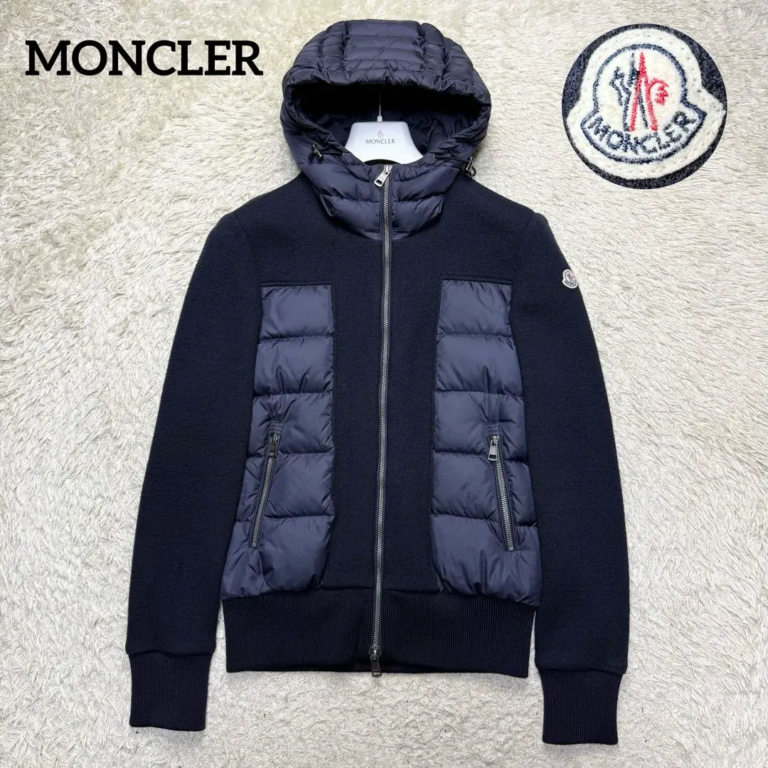 Thumbnail of Moncler MAGLIA CARDIGAN Wool-Panel Down Jacket