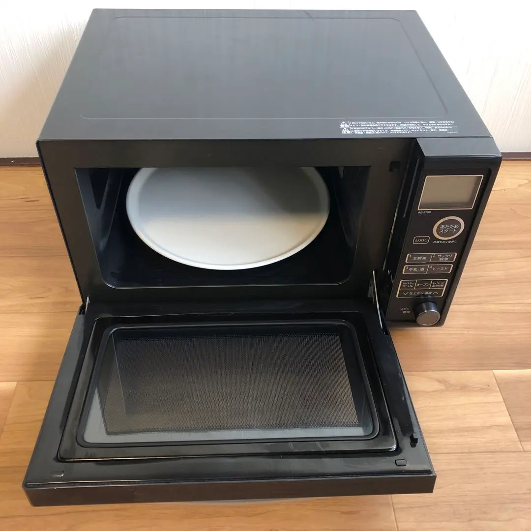 SHARP オーブン・電子レンジ　人気の黒　RE-S70B 2019年製 Amazon | シャープ オーブンレンジ 18L フラット ヘルツフリー