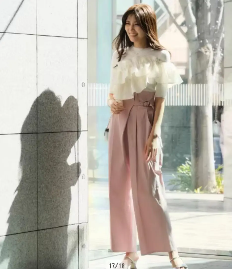 マイストラーダ アシメチノパンツ mystrada ベージュ Mystrada（マイストラーダ）の「アシメチノパンツ（その他パンツ