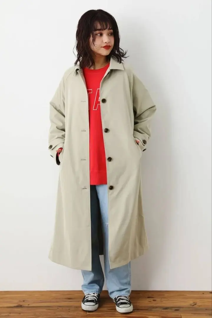Thumbnail of Rodeo Crowns Wide Bowl Spring Loose Trench Coat
