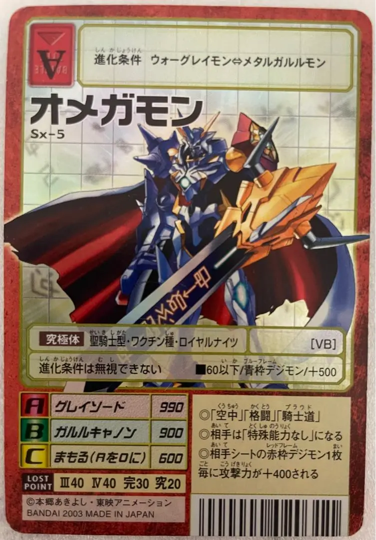 2025年最新】SX-5 オメガモンの人気アイテム - メルカリ
