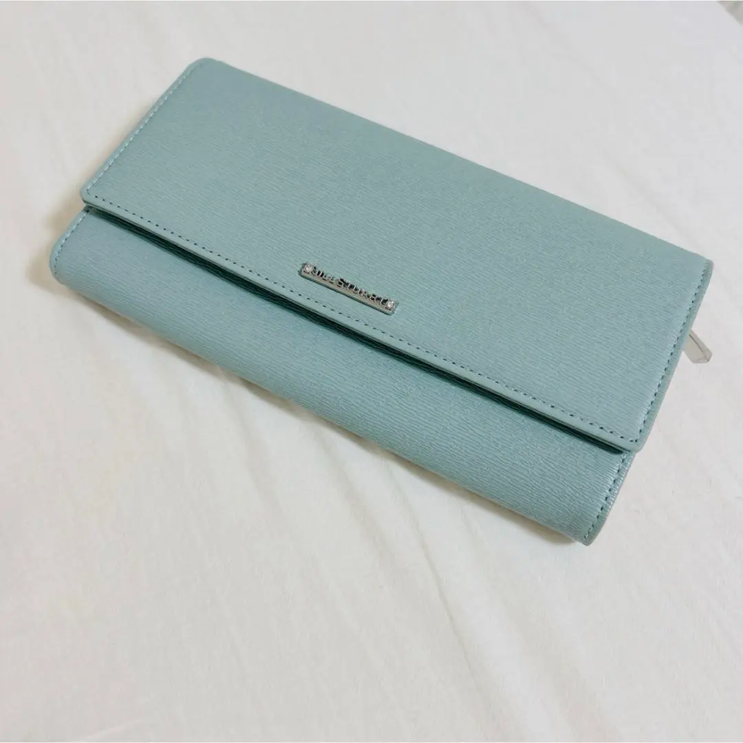 新品★ジルスチュアート★シーブリーズかぶせ長財布★ブルー 新品☆ジルスチュアート☆シーブリーズかぶせ長財布☆ブルー