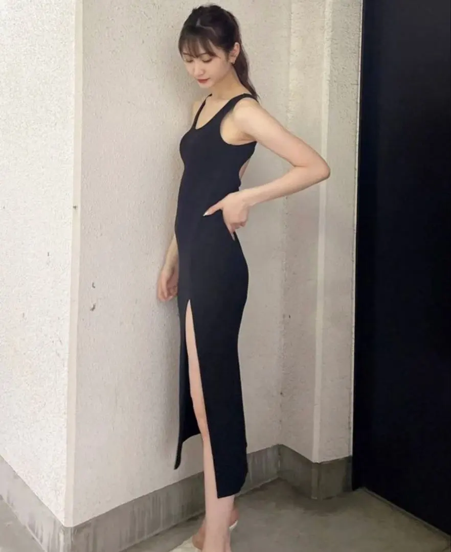 Thumbnail of GYDA Teleco Deep Slit Long Dress