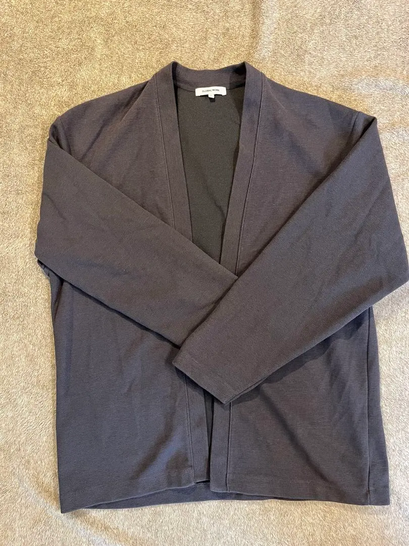Thumbnail of Global Work Dark Gray Cardigan L size