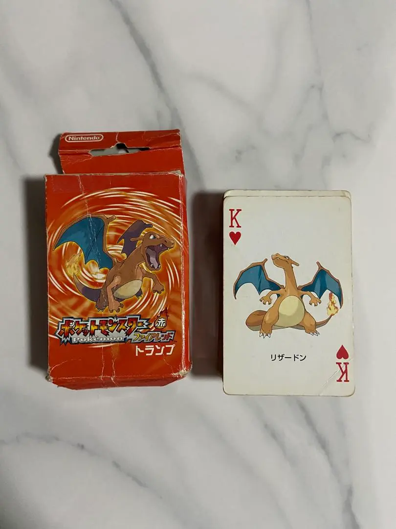 ポケットモンスター　赤　ファイアレッド　トランプ 未使用◇当時物 ポケモン トランプ 赤◇任天堂