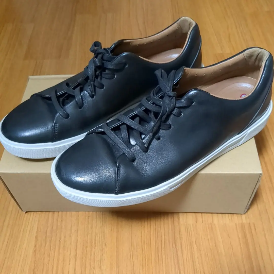 やまさん【極美品】Clarks クラークス アンコスタレース レザー Un Costa Lace / メンズ アンコスタレース （ブラックレザー
