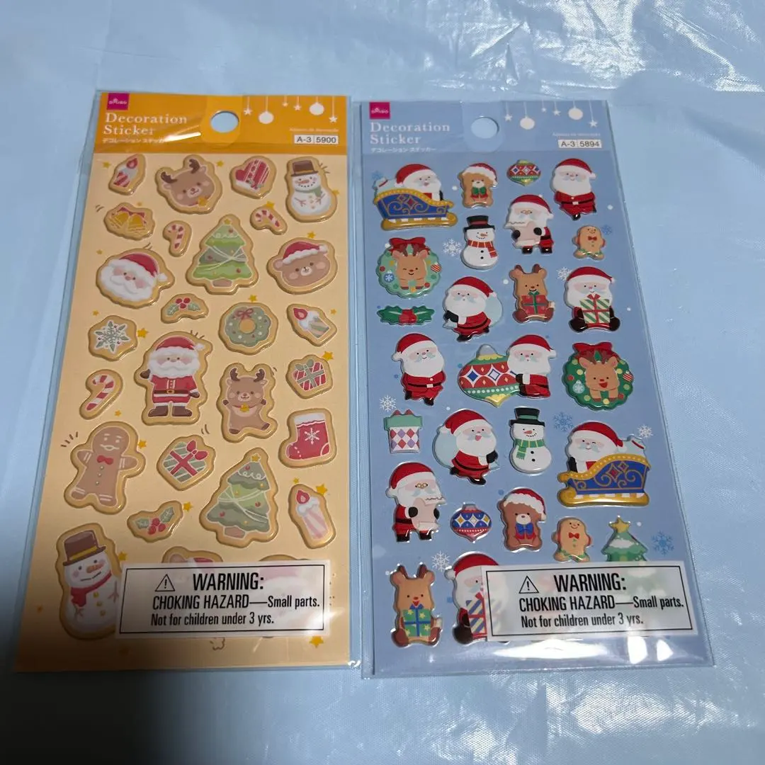 Thumbnail of New Item: Daiso Christmas Decoration Stickers - Set of 2 - New