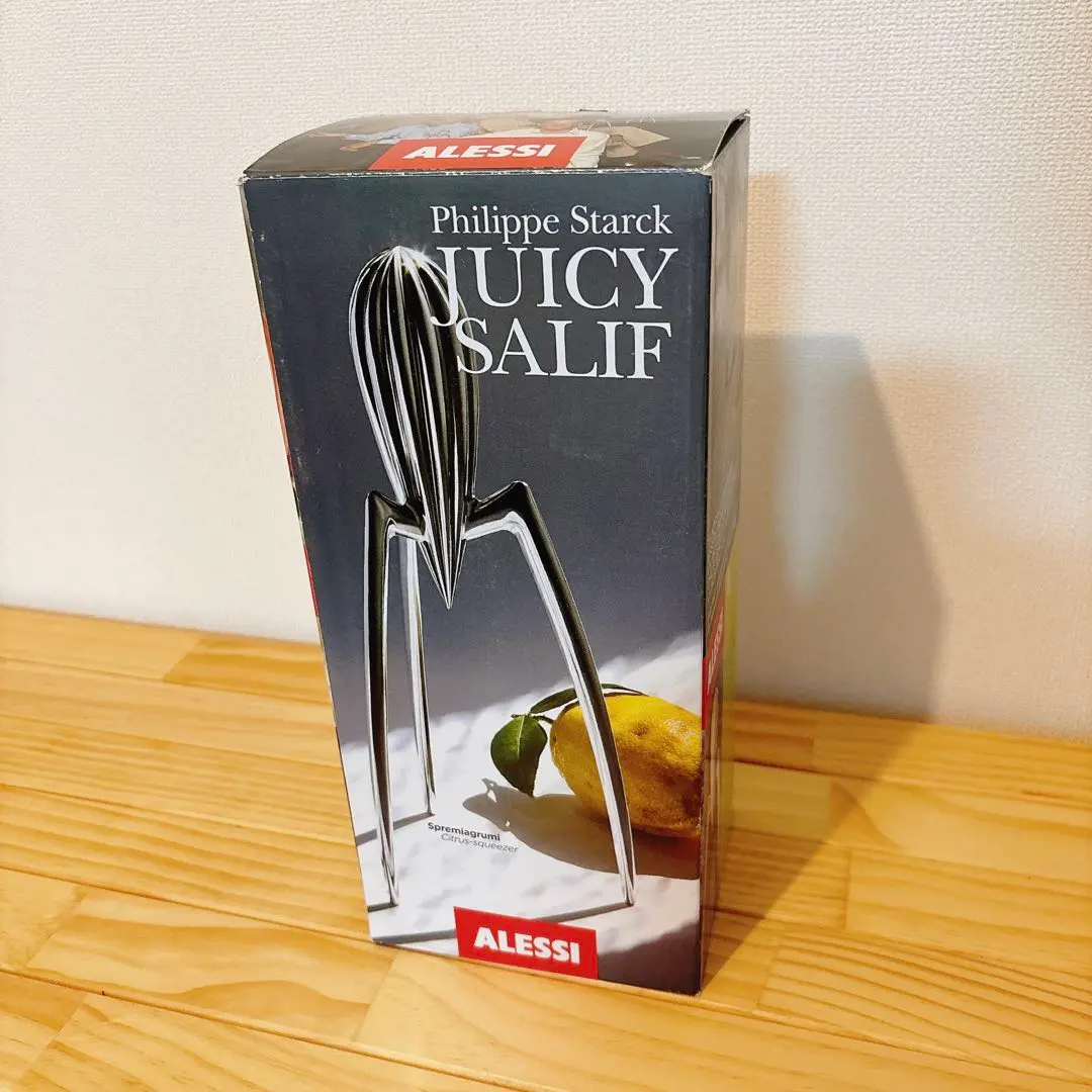 ALESSI アレッシィ レモン絞り器 未使用品 元箱 説明書付き Amazon｜ALESSI (アレッシィ) レモンスクイザー｜ジューサー