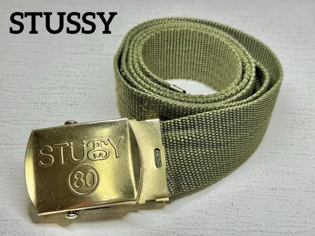 90s OLD STUSSY ガチャベルト　GIベルトラスタカラー 90s OLD STUSSY ガチャベルト GIベルトラスタカラー