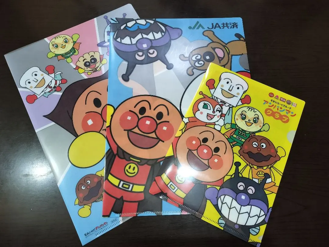 Thumbnail of Anpanman Clear File Set (3 pieces) - Not for Sale