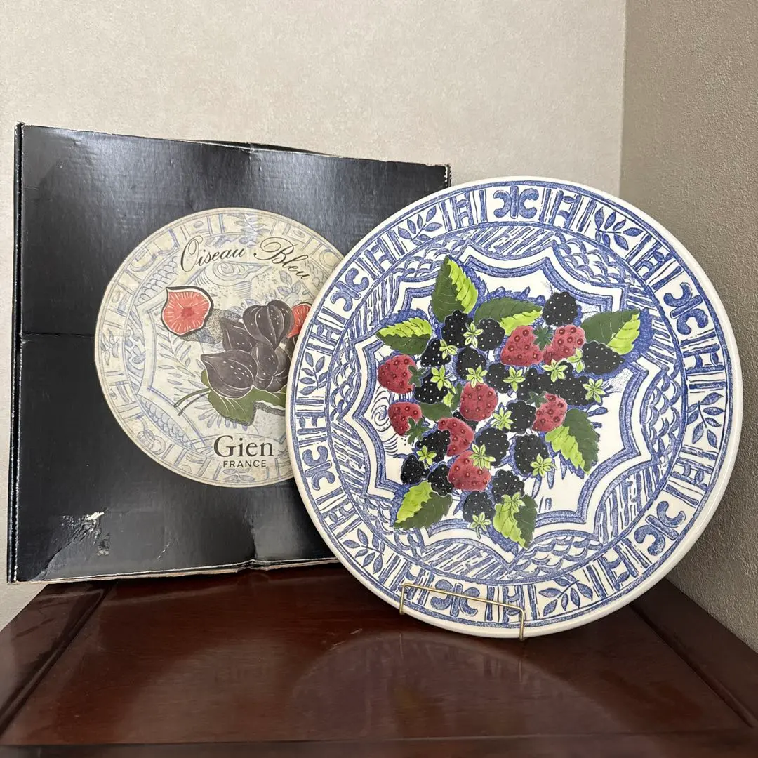 503 廃番含む フランス製 Gien ジアン Oiseau Blue オワゾブルー
