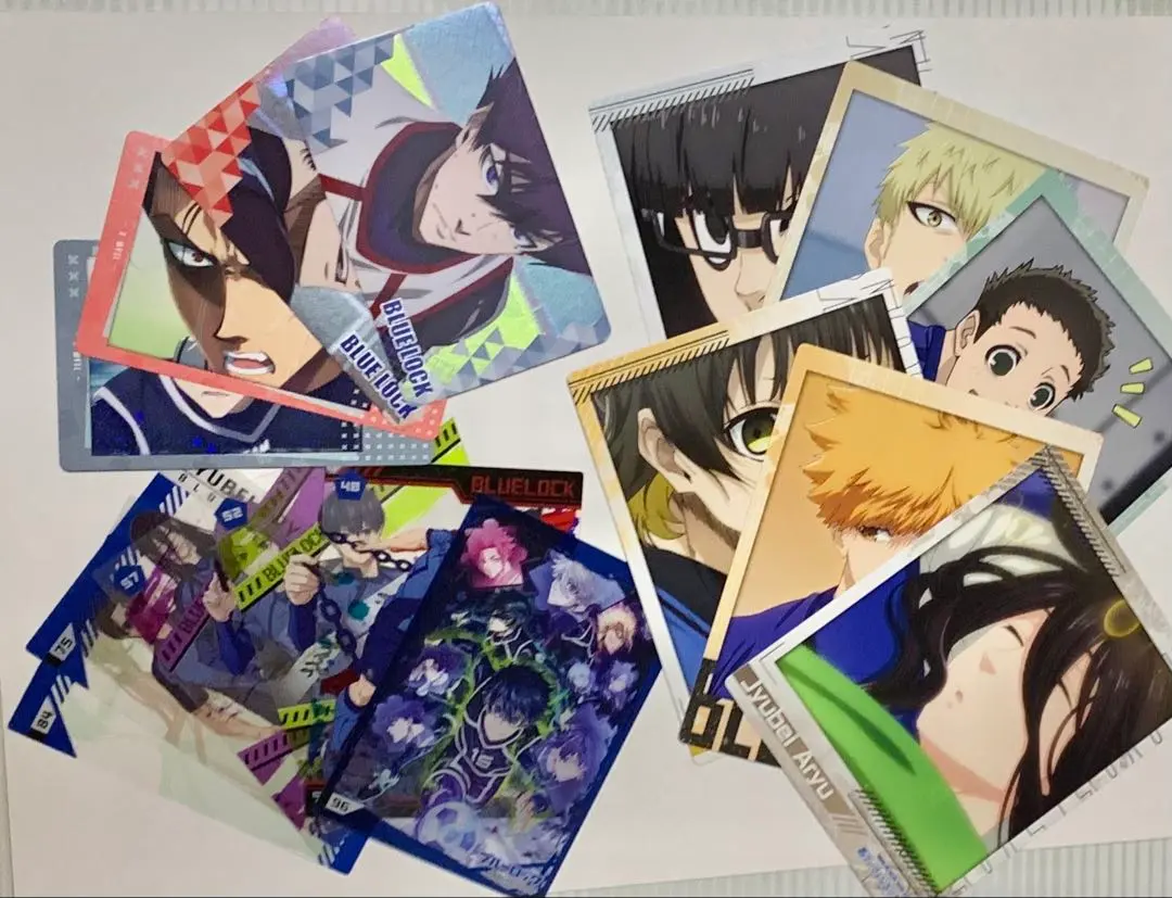 【匿名配送】藍色監獄卡片 總計16張 的縮圖