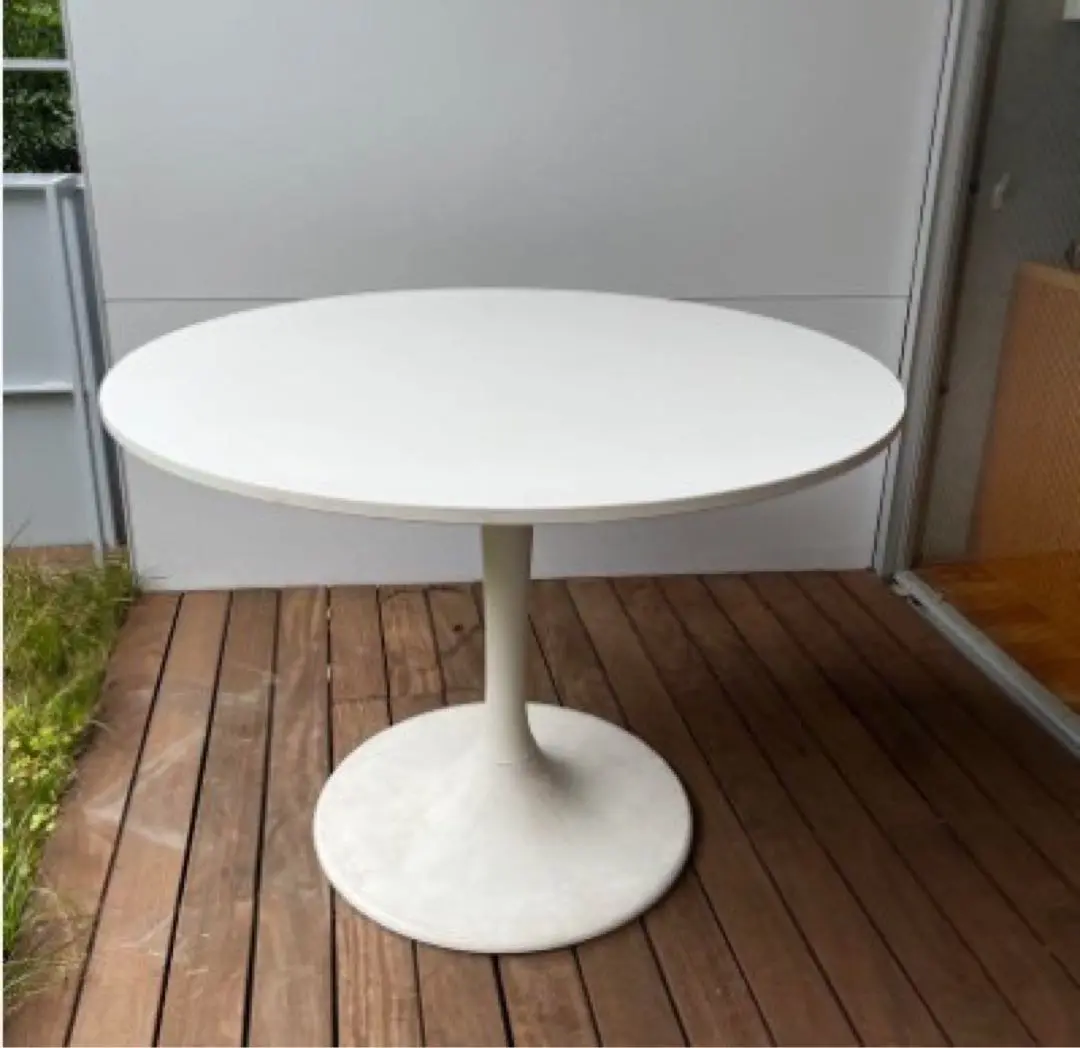 Kinako⭐️IKEA イケアDOCKSTA ドクスタ ダイニングテーブル DOCKSTA ドクスタ テーブル, ホワイト/ホワイト, 103 cm - IKEA