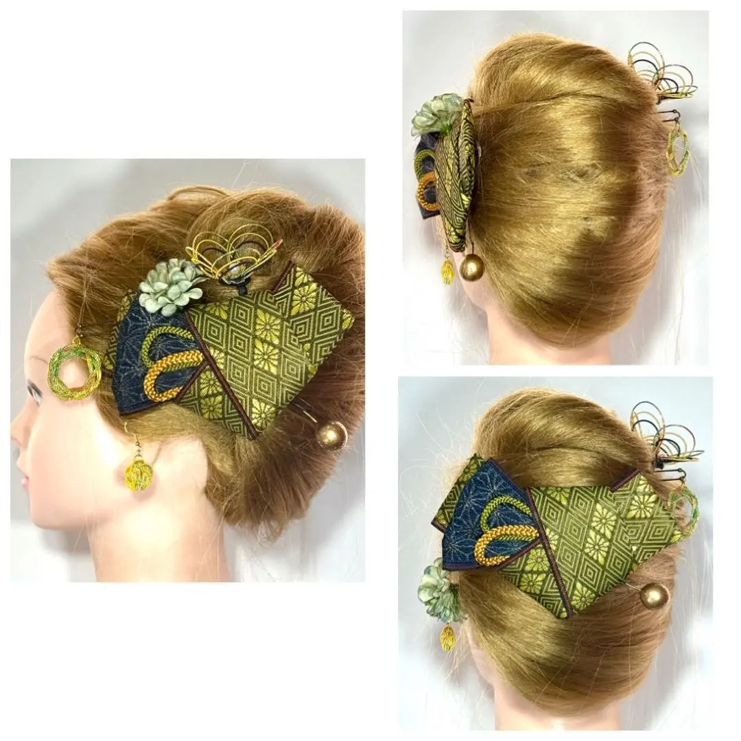 Thumbnail of Japanese hair ornament Y78 Earrings Kimono Seijinshiki (Coming-of-Age Ceremony) Furisode (long-sleeved kimono) Festival Yukata (summer kimono) Graduation Ceremony Japanese-style hair ornament