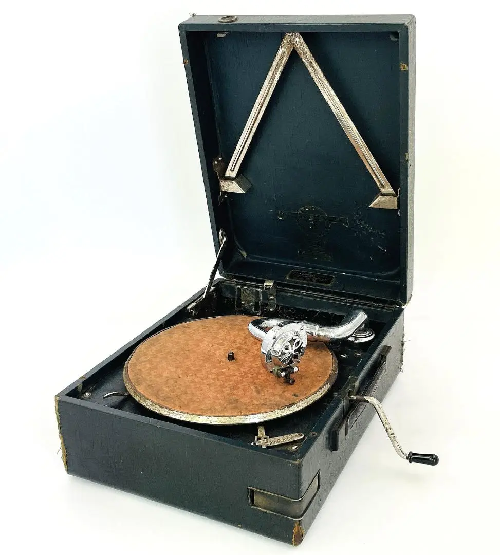 完動品　70年前コロンビア卓上型蓄音機 グラフォノーラ G- 208 ゼンマイ式 m30548160829_1.jpg?1673236029