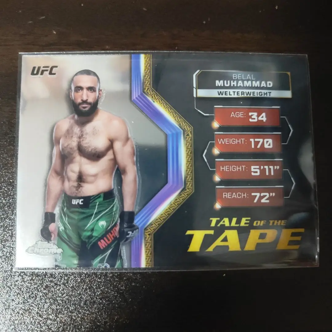 UFC SELECT パープル ベラル・ムハマッド サインカード - メルカリ