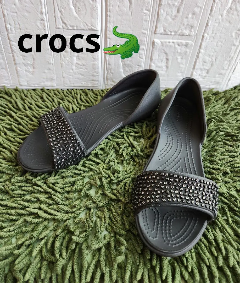 crocsクロックス リナ エンベリッシュド ドルセー ビジュー