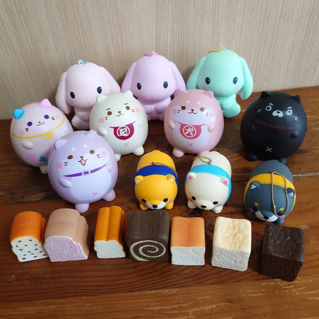 Thumbnail of Squishy Set: Bread, Rabbit, Cat, Dog