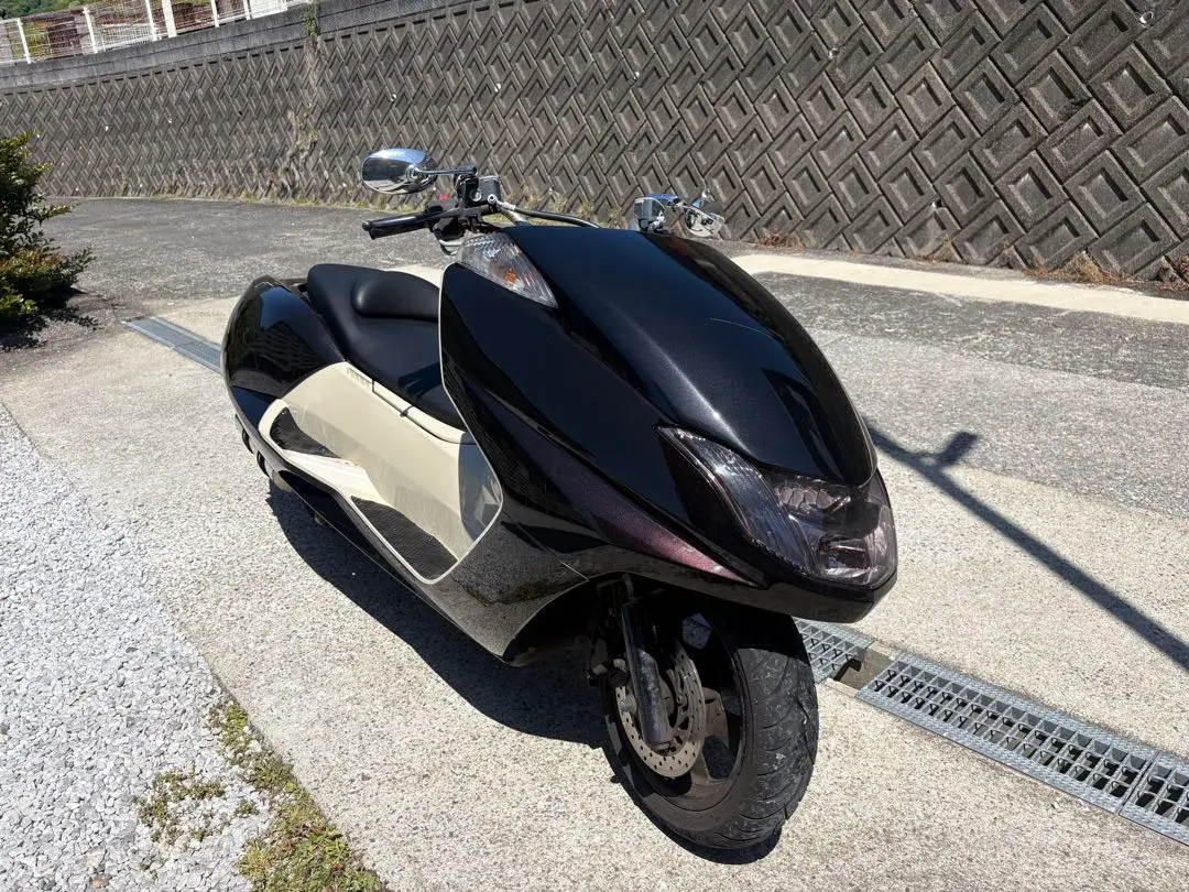 マグザム　社外フロントフェイス　ダークブラウン バイクカウル 流線型 マグザム 社外フロントフェイス ダークブラウン バイクカウル