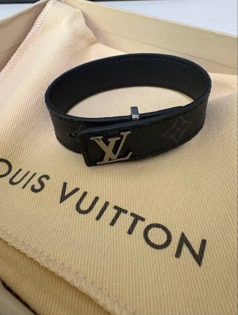 ルイヴィトン M6456 ブラスレ LVスリム ブレスレット LOUIS VUITTON ヴィトン モノグラム エクリプス ブラスレ LV