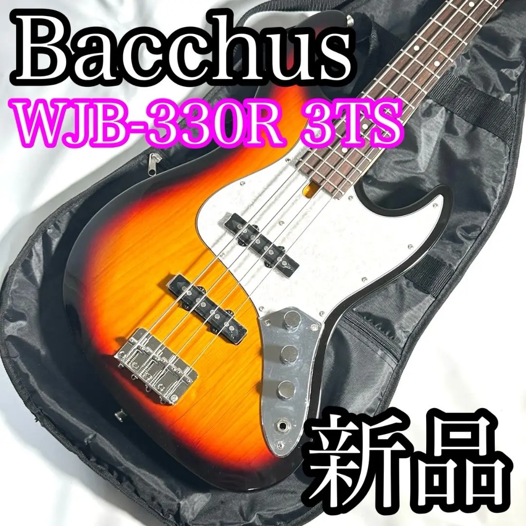 Bacchus バッカス WJB-330R BLK 【 ジャズベース 初心者 入門 に