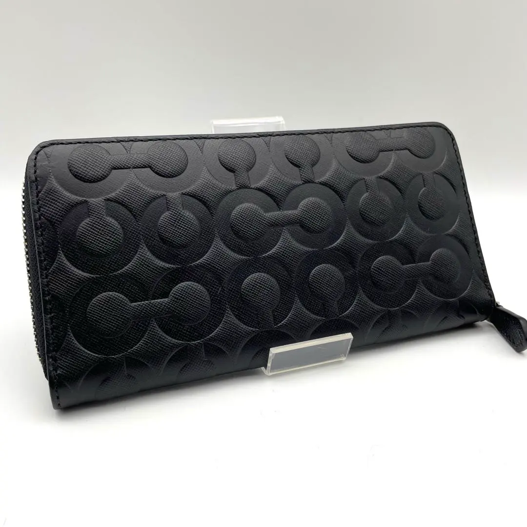 Thumbnail of Coach Long Wallet F60735 Accordion Zip Around