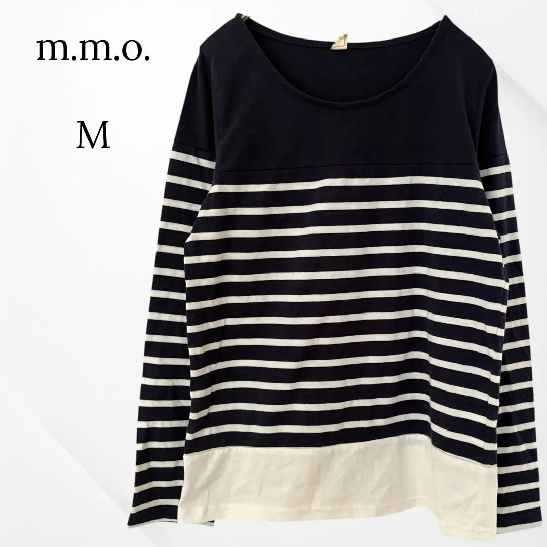 Thumbnail of MMO Long Sleeve T-shirt, Long Sleeves, Border, Navy, M, Casual
