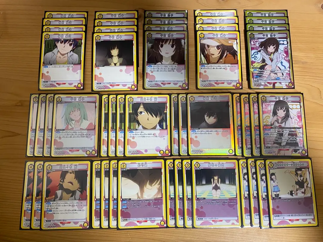 Thumbnail of Unite Arena (Unia:ri) Monogatari (Story) Senjogahara Nadegiko (Nadeko Sengoku) Deck Adjustment Parts, Includes Start Deck Promo