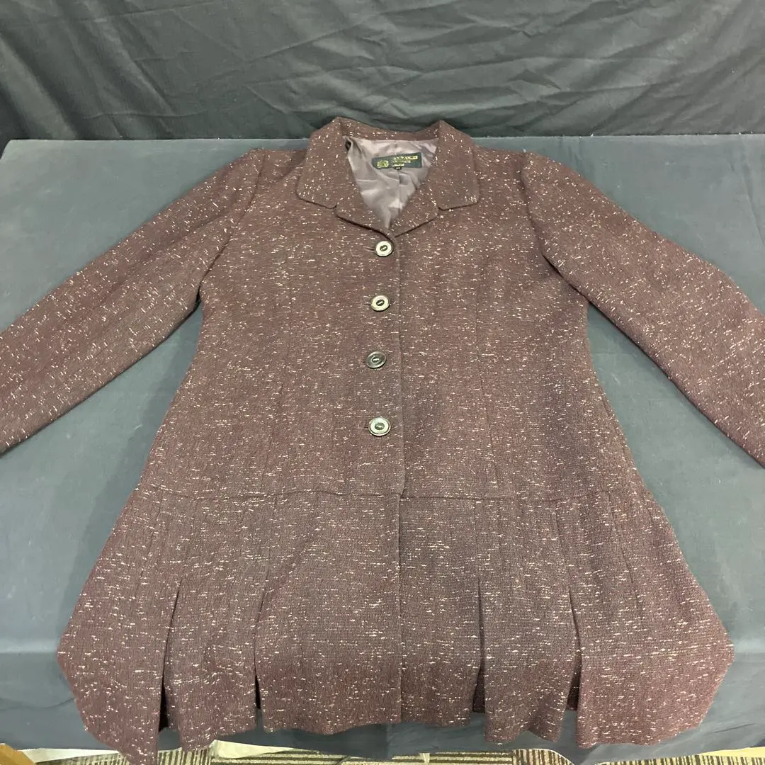 希少　HARDY AMIES BOUTIQUE ベージュ　コート　カシミヤ混　Ｆ HARDY AMIES BOUTIQUE♡カシミヤ100％ コート キャメル - メルカリ