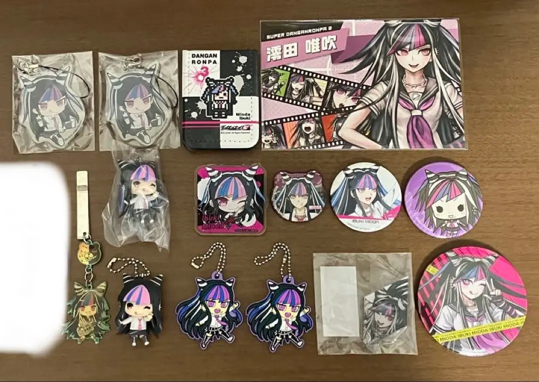 ダンガンロンパ ラバーストラップ 七海千秋 カムクライズル 澪田唯吹 ダンガンロンパ2 超高校級のゲーマー 七海千秋 大きめラバー