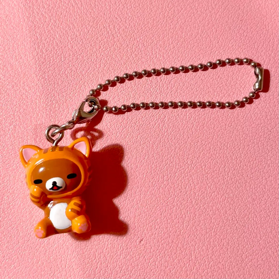 Thumbnail of Rilakkuma Relaxing Cat Figure Keychain Gacha