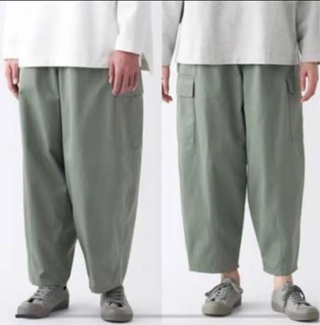 ✴︎美品✴︎MUJILABO ストレッチチノクロップドパンツ/エヌハリハリ　ムジラボ 最 安値 でFashion - ✴︎美品✴︎MUJILABO ストレッチチノ
