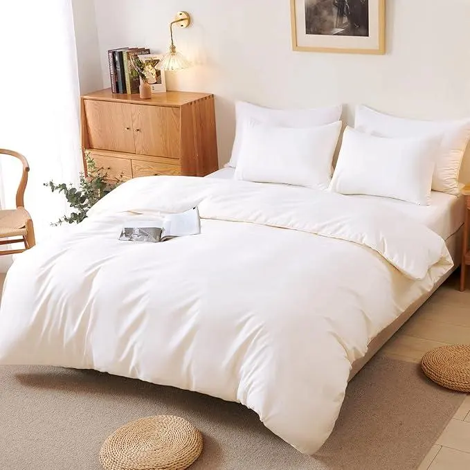 Thumbnail of Comforter Cover Semi-Double 4-Piece Set: Duvet Cover, Fitted Sheet, Pillowcases