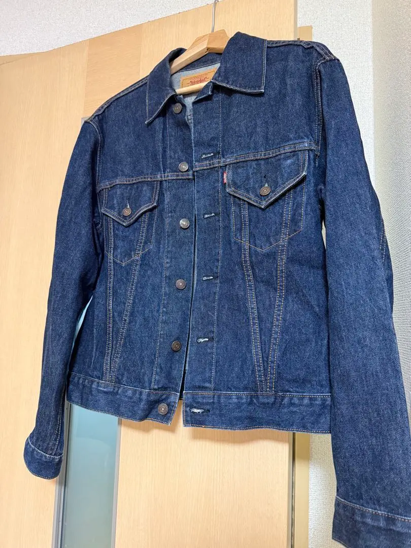 Thumbnail of Levi's denim jacket, size L, dark blue