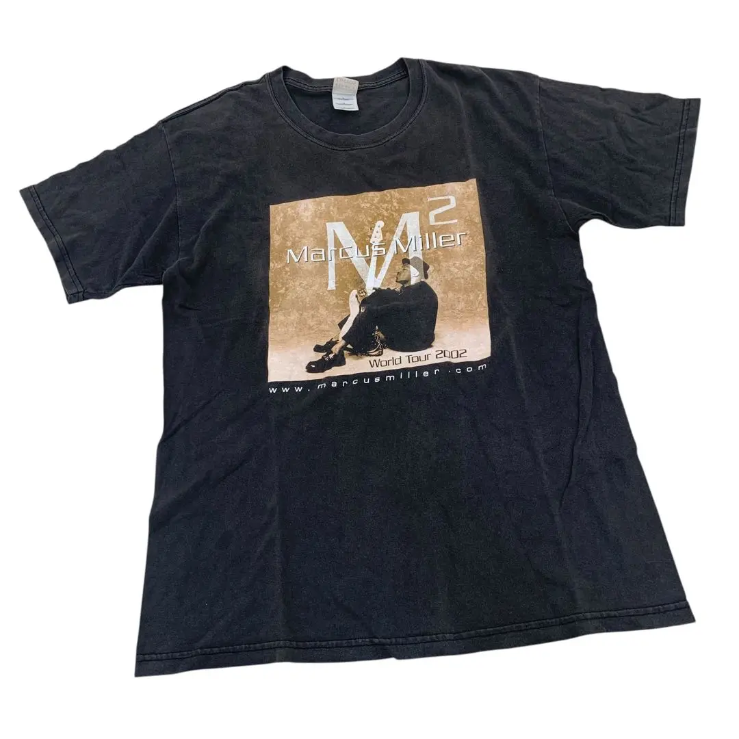 マーカスミラー Tシャツ 直筆サイン　Marcus Miller マーカスミラー Tシャツ サイン入り ツアーグッズ Marcus Miller