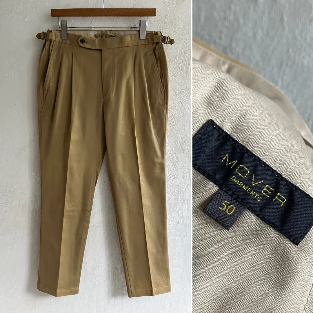 パンツ MOVER GARMENTS 2tuck Regular Model M-GY MOVER GARMENTS 2tuck Regular Model M-GY