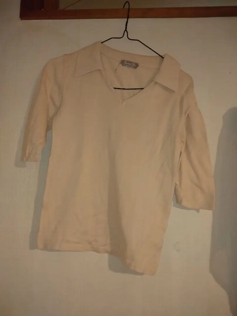 【新品未使用タグ付き】スピックアンドスパン　プロヴォーク　シアーニットポロ PROVOKE/プロヴォーク Sheer knit POLO S（ポロシャツ）｜Spick