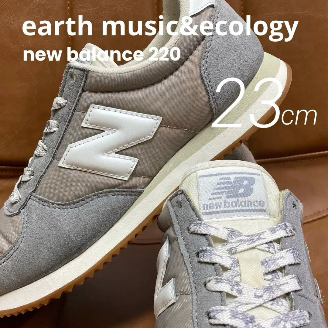 ほぼ新品 極美品 New Balance WL220 ベージュ 23.0㌢ New Balance ニューバランス newbalance スニーカー WL220