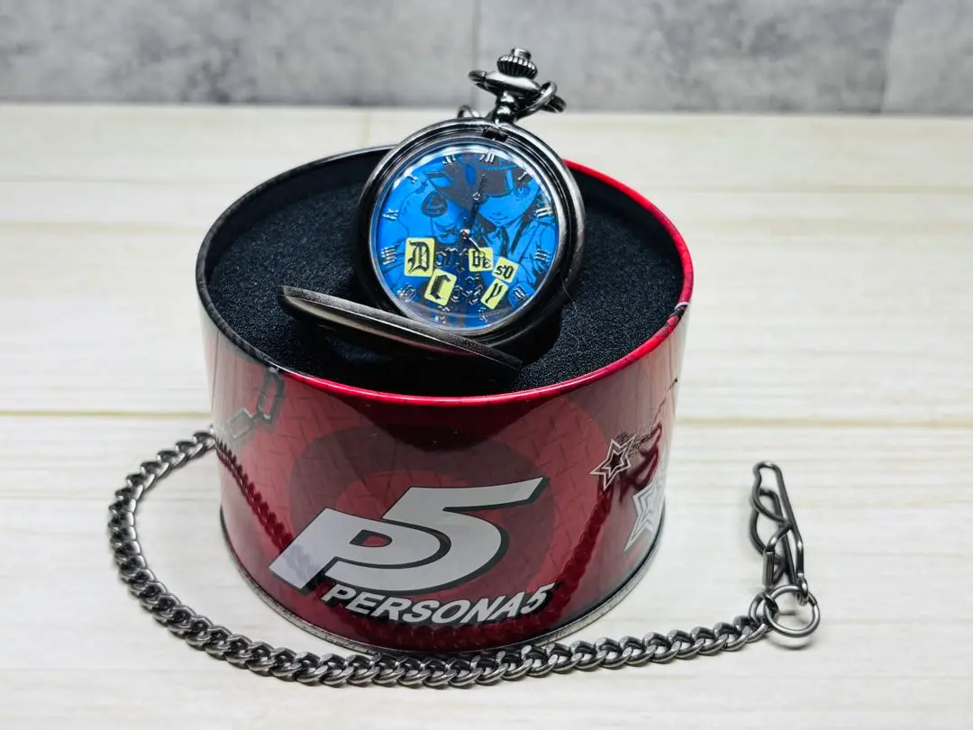 【未開封・希少】ペルソナ5 プレミアム懐中時計　主人公　ジョーカー　雨宮蓮 ペルソナ5 PERSONA5 懐中時計 ジョーカー SEGA セガ 雨宮蓮