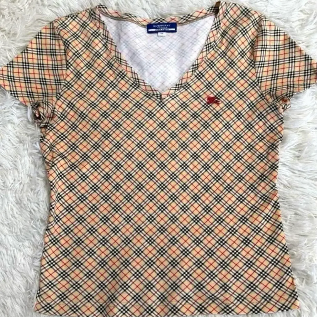 Thumbnail of Excellent Condition: BURBERRY BLUE LABEL Nova Check Short Sleeve Cut and Sew