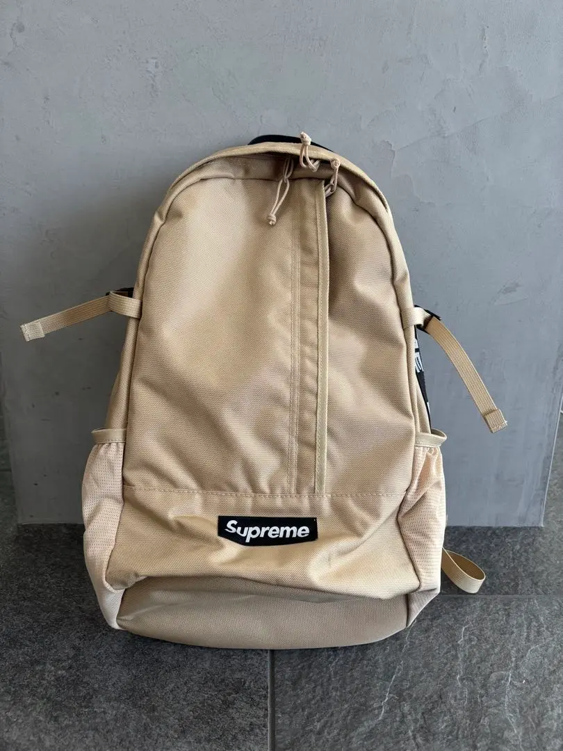 ゆゆ　Supreme ベージュ バックパック 2025年最新】SUPREME カラー：ベージュ系 リュック・バック