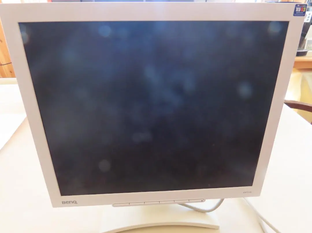 Thumbnail of BENQ FP71G display. 33 x 27cm. Power on. Please connect to a PC.