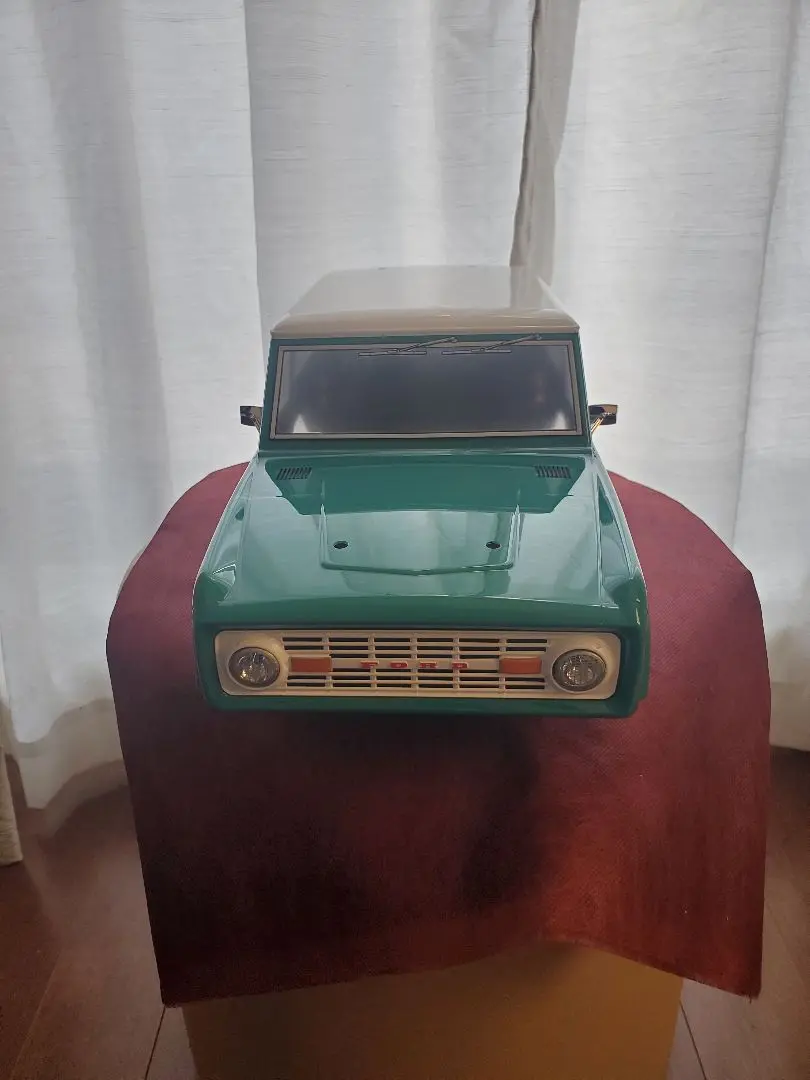 タミヤcr-01フォードブロンコ1973 グリーン/ホワイト SUV ラジコン フォード ブロンコ 1973 (CR-01) (ラジコン) - ホビーサーチ