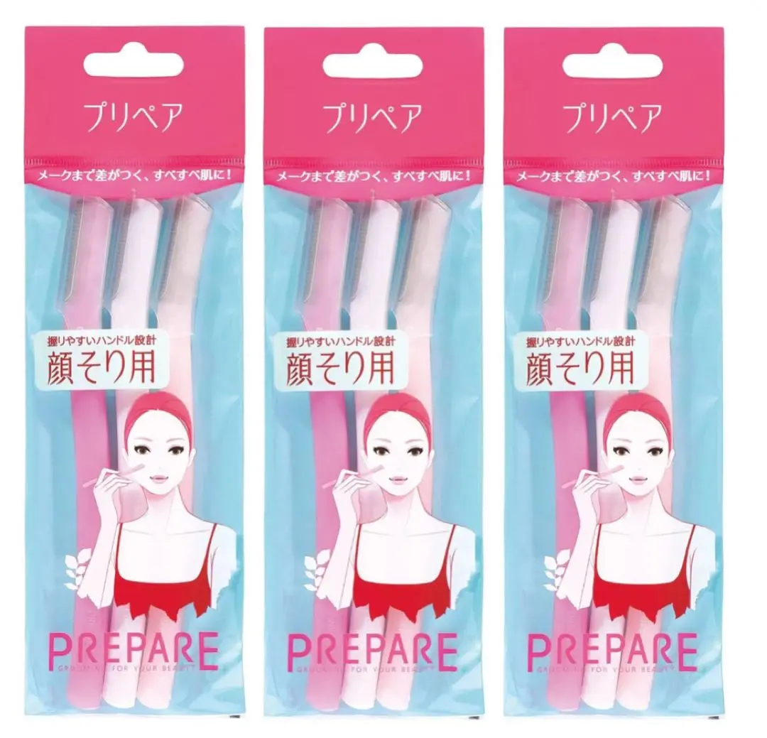 Thumbnail of Bulk purchase: PREPARE Facial Razor L-size, set of 3 × 10