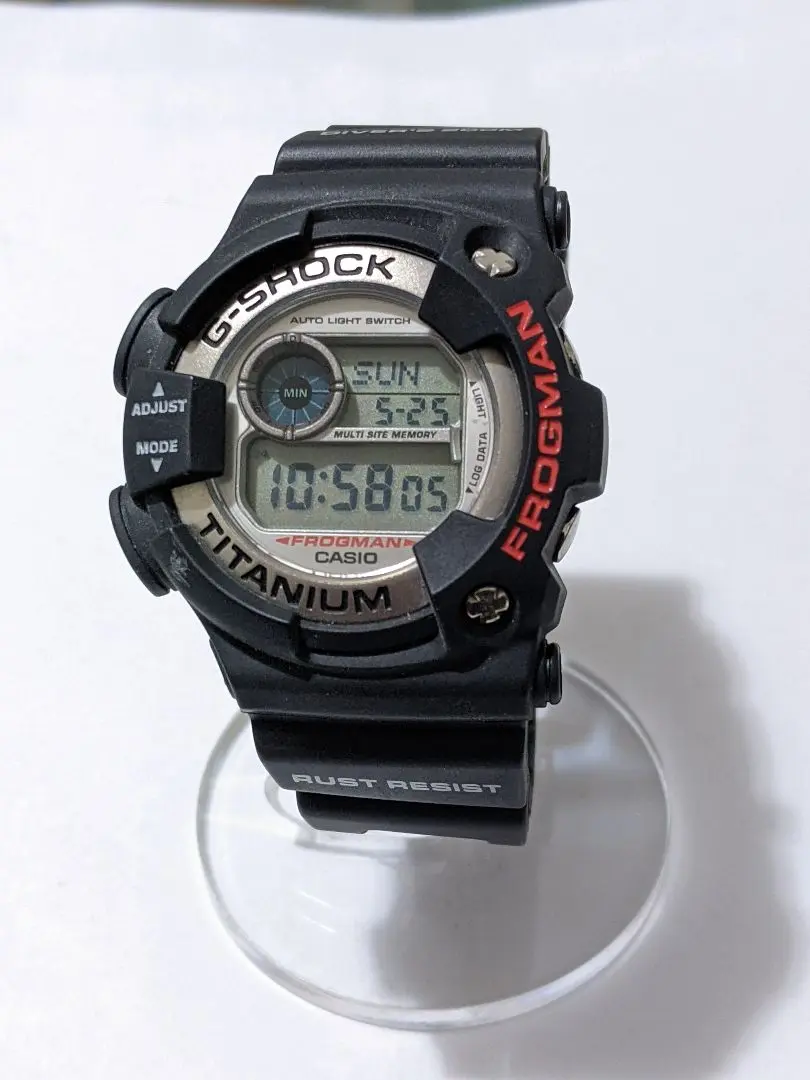 G-SHOCK チタン デジタル腕時計DW9900　FROGMAN ヴィンテージ CASIO カシオGショック チタンFROGMAN DW-9900