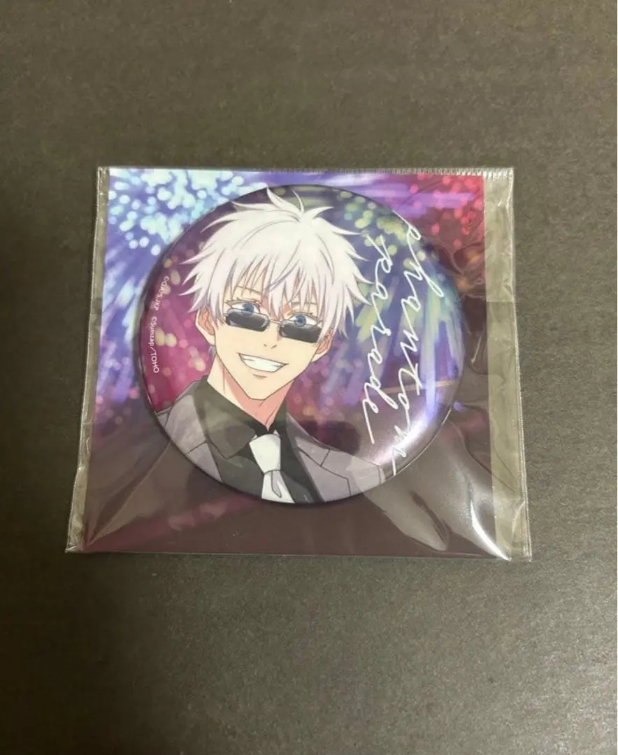 Thumbnail of Jujutsu Kaisen Satoru Gojo Fanfare Can Badge Anniversary Gen'ei Yakou Honpo