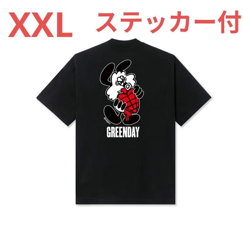 GREEN DAY VERDY コラボ Tシャツ XXL 黒 新品 ステッカー付 2025年最新】Greenday verdy xxlの人気アイテム - メルカリ