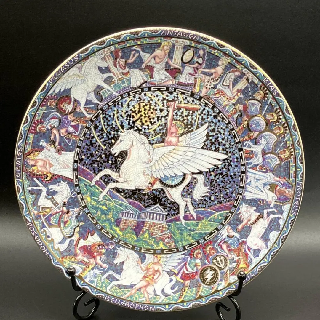 ロイヤルウースタープレート☆絵皿☆ハンドペイント年次限定版ヴィンテージ英国未使用 Royal Worcester - ロイヤルウースター 飾り皿 アートプレート