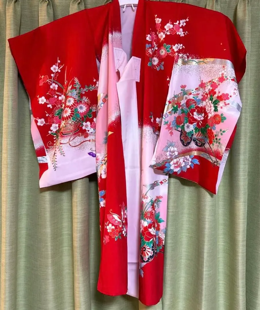 Thumbnail of First Shrine Visit Celebration Clothing Set for Girls: Ceremonial Robe, Undergarment